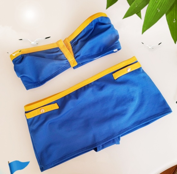 $10 Clearance Other - Tommy Hilfiger Skirted UW Bandeau Bikini Petite